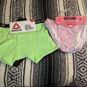 NWT set kids underware